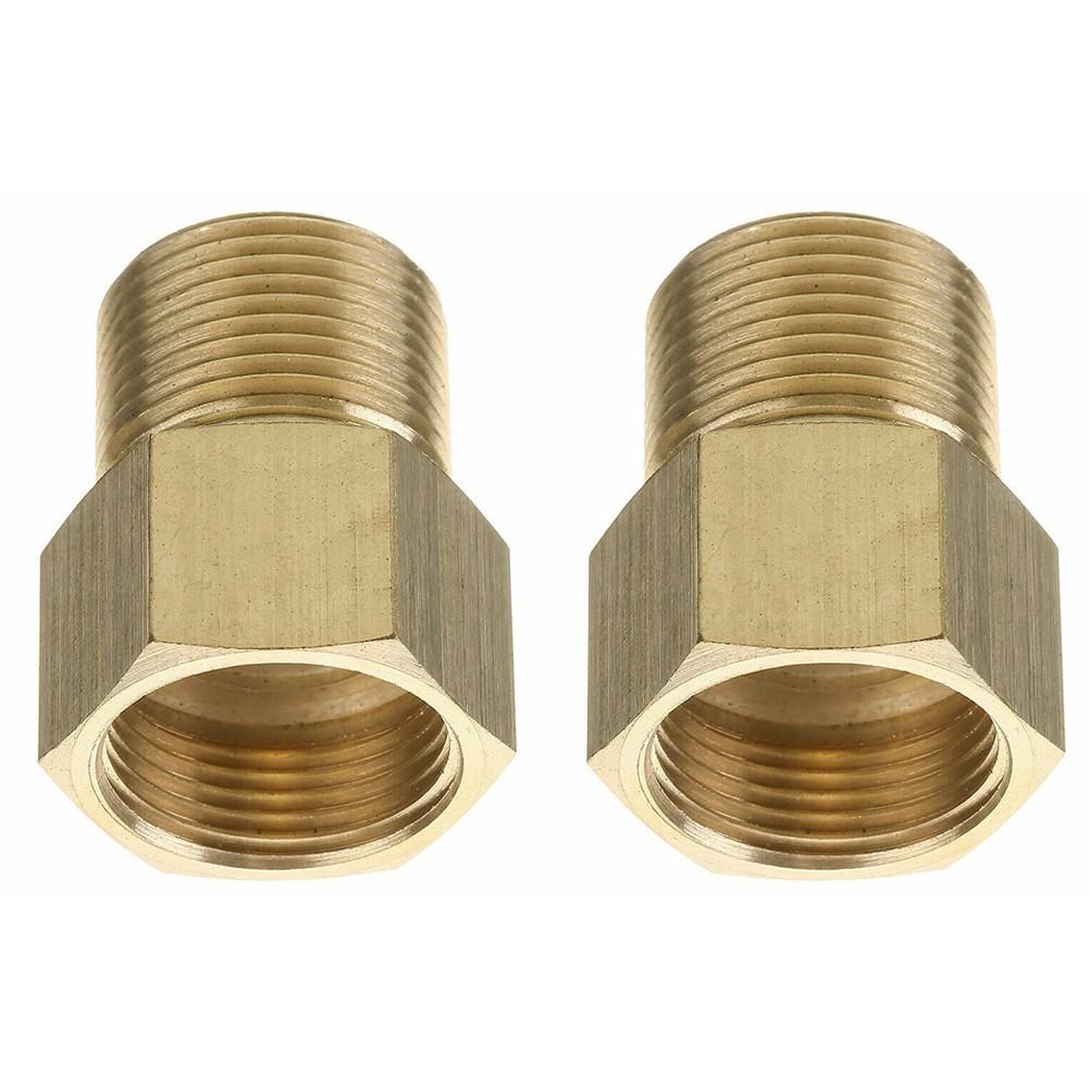 2xCoupler M22 15mm Stecker auf M22 14mm Buchse Hochdruckreiniger Schlauch Gewindeanschluss