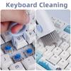 Čisticí sada 7 v 1 Kartáček na čištění klávesnice počítače Náhlavní souprava Nástroj na čištění telefonu iPad s vytahovačem krytky klíče Sada na čištění klávesnice