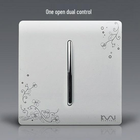 Decorative Wall Socket & Switch Module - Five-Hole Household Power Panel