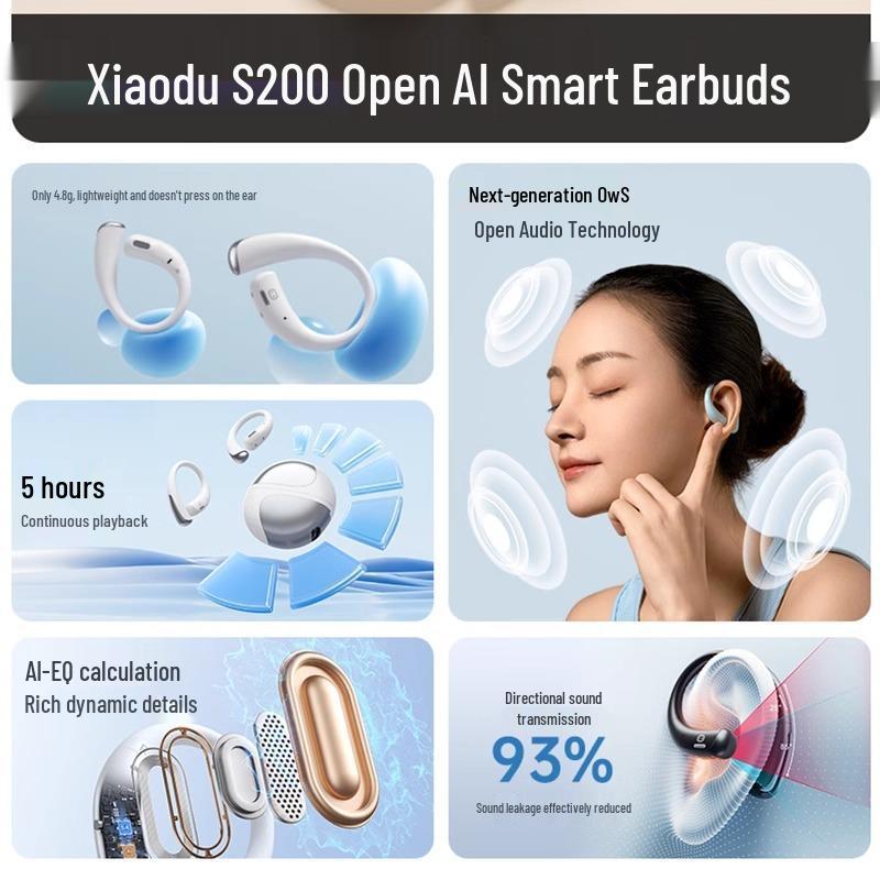 Xiao Du S200 Wireless Open-Ear Bluetooth Sports Headphones