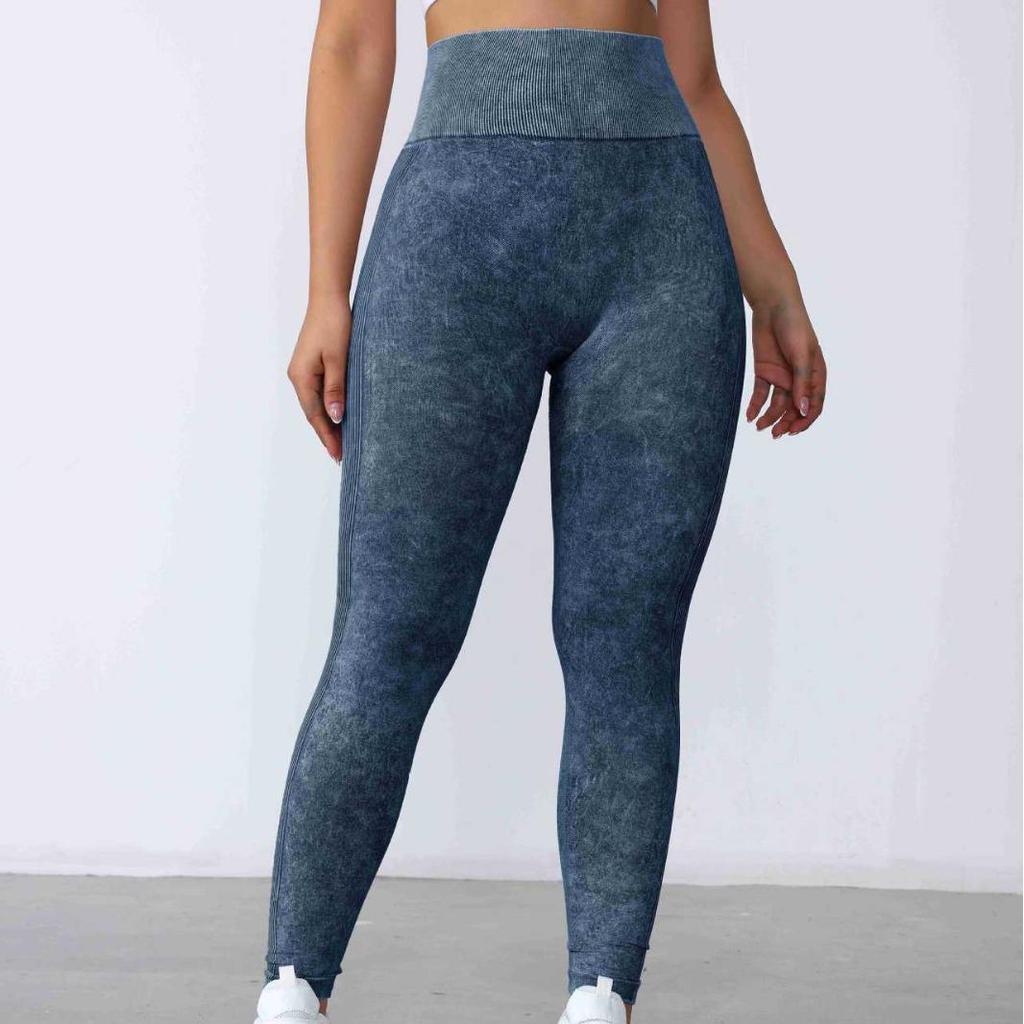 Nahtlose Yogahose mit hohem Bund – Po-formend, atmungsaktiv, feuchtigkeitstransportierend, Fitness-Leggings für Damen