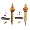Bamboo Hulusi Gourd Cucurbit Flute with Storage Bag Case, Professional Traditional Wind Instrument
