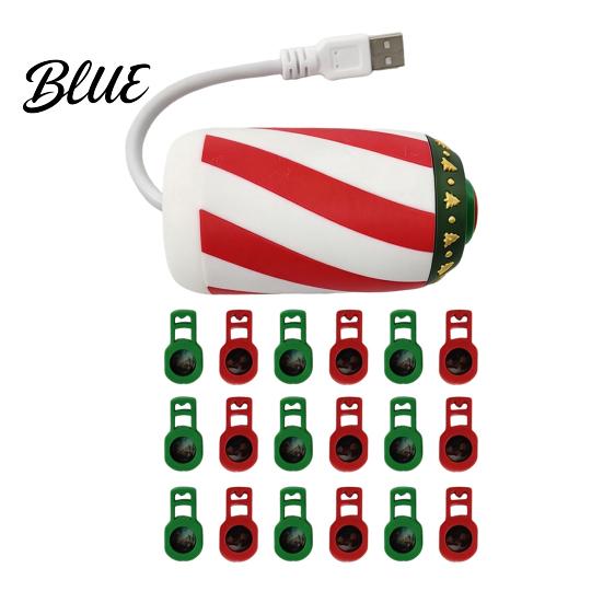 USB-светильник-проектор на гибкой ножке, рождественский проектор, ночник с 6/12/24 праздничными вращающимися узорами, гибкий для потолка спальни,