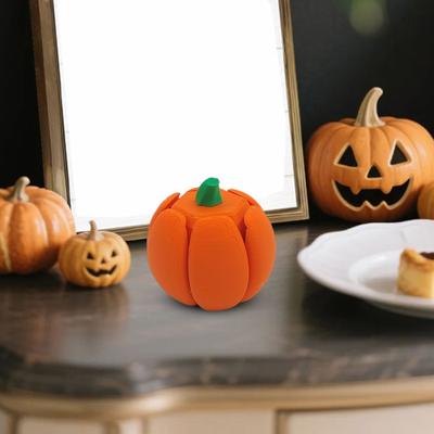 Yousheng 3D Printed Pumpkin Transforming Toy Flexible Pumpkin Figurine Stress Relief Toy for Halloween Thanksgiving Day Decoration