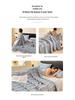 2025 Golden Turtle Velvet High-Weight Flannel Blanket - Double Size, Multifunctional, Luxurious Nap Blanket