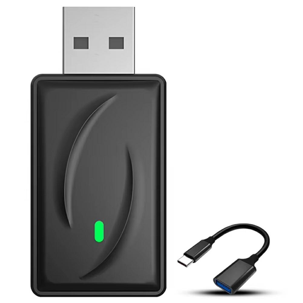 Wireless CarPlay Android Auto 2 In 1 Adapter for Car Navigation USB Dongle