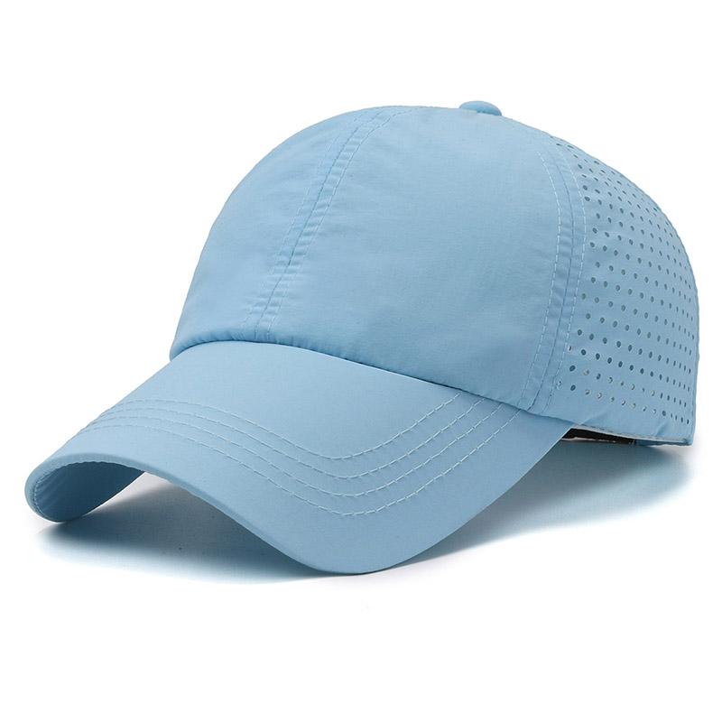 Quick-Dry, Breathable Baseball Cap - Adjustable, Moisture-Wicking Sun Hat for Outdoor Sports & All Seasons