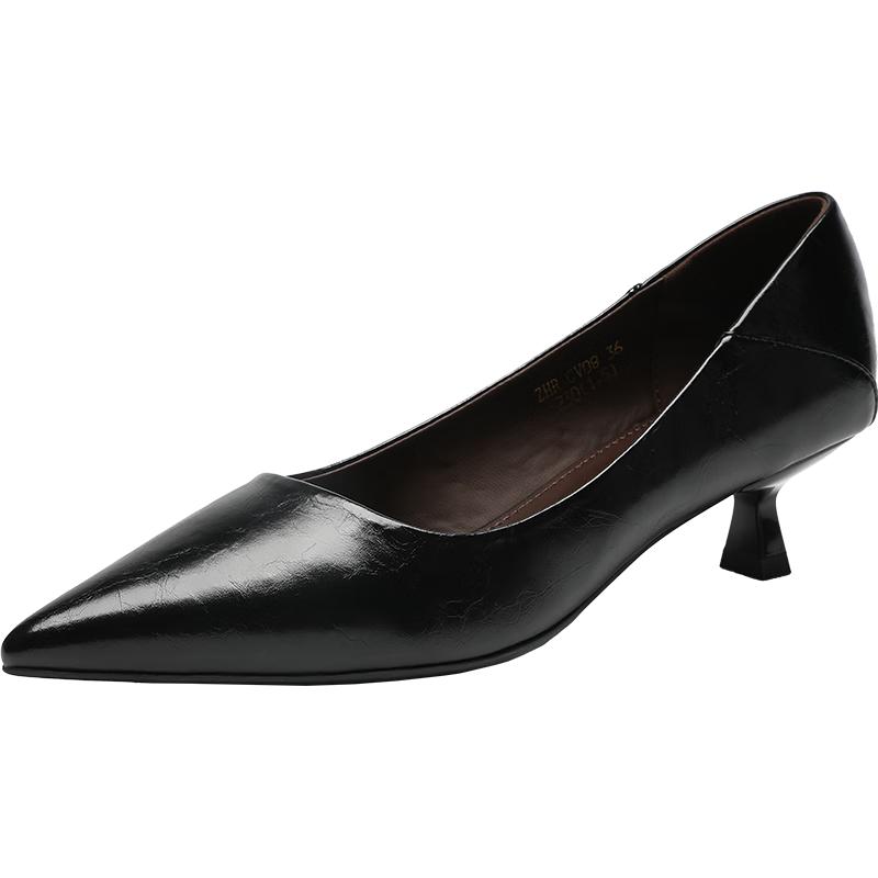 ZHR Women s CV08 Pointed Toe Matte Finish High Heels 37