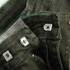 Motorcycle Cargo Pants Pleats Multi Pockets Solid Color Slim Fit Streetwear Hip