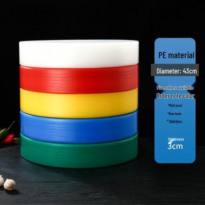 Commercial Food Grade Plastic Round Cutting Board