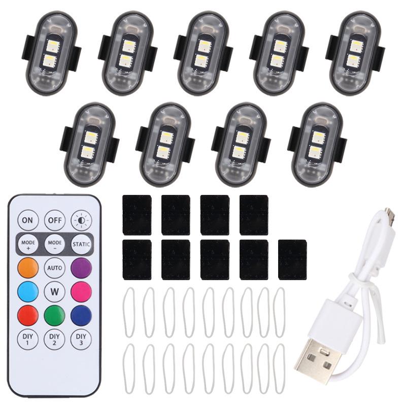 Wireless Multi-Mode 7-Color LED Strobe Light for Cars & Motorcycles