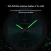 POEDAGAR Men's Ultra-Thin Dual Calendar Quartz Watch with Leather Strap - Trendy Fashion Wristwatch