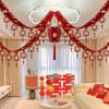 Chinese Style Wedding Latte Art Hanging Decoration for Living Room & Bridal New Room