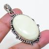 Natural Lemon Chrysoprase 925 Sterling Silver Jewelry Pendant 2.09" AP-16099