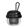 Mini Pill Storage Box with 4 Compartments Clear Visible Portable Travel Pill Case Medication