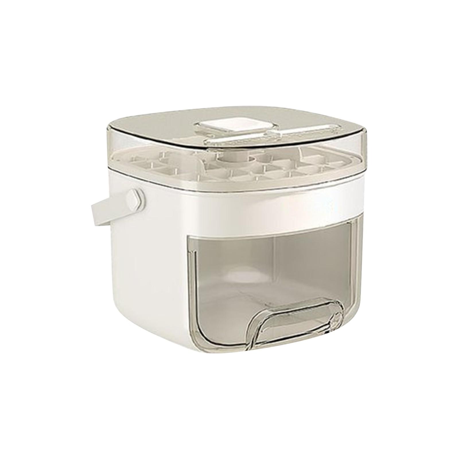 

Пресс-тип Удобный уличный переносной лоток для льда Большая емкость для льда 48 Очень большой льдогенератор Пластиковый поддон для хранения пищевых продуктов Кухонный гаджет One Size