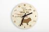 Shar Pei - clock with dog, wooden clock with engraving, personalised clock by Art-Dog