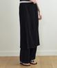 MAKE A TOAST Layered Detail Wide Pants (Black) Mbfspa006Bk