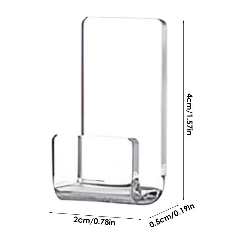 10pcs  Vinyl Record Wall Mount Holder Clear Acrylic Shelf for Vinyl Record Display Acrylic Floating Shelves for Kids Room