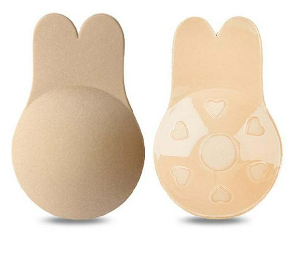

Bunny Ear Lift Front Clasp Invisible Silicone Nipple Covers & Breast Patches A (S/M) Diameter 9cm