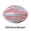 Handmade DIY Rainbow Adient Yarn Scarf  Tail Line Finger Knitting Cozy  Nest  Cuion Thi Ice Strip Yarn