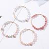 Woman Simple Stylish Sweet Delicate Love Shape Star Elastic Bracelet