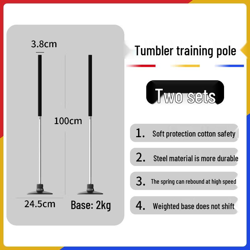 Tumbler Agility Marker Pole Training Set