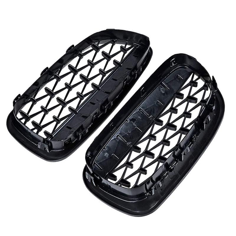 Car Front Bumper Sport Racing Grill Grilles For BMW 5 Series F10 F11 F18 520i 523i 528i  520d 530d 10-16 Diamond Kidney