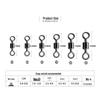American Swivel Stainless Steel Figure-8 Ring Connector for Sea Fishing Competitions