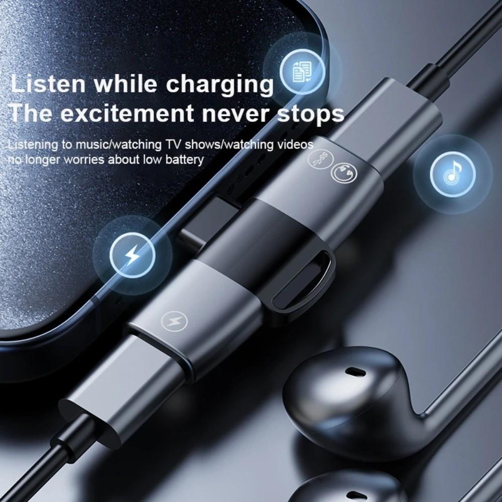 Converter OTG 2 in 1 Adapter Fast Charging Type C 2-in-1 Multifunctional Adapter  U Disk