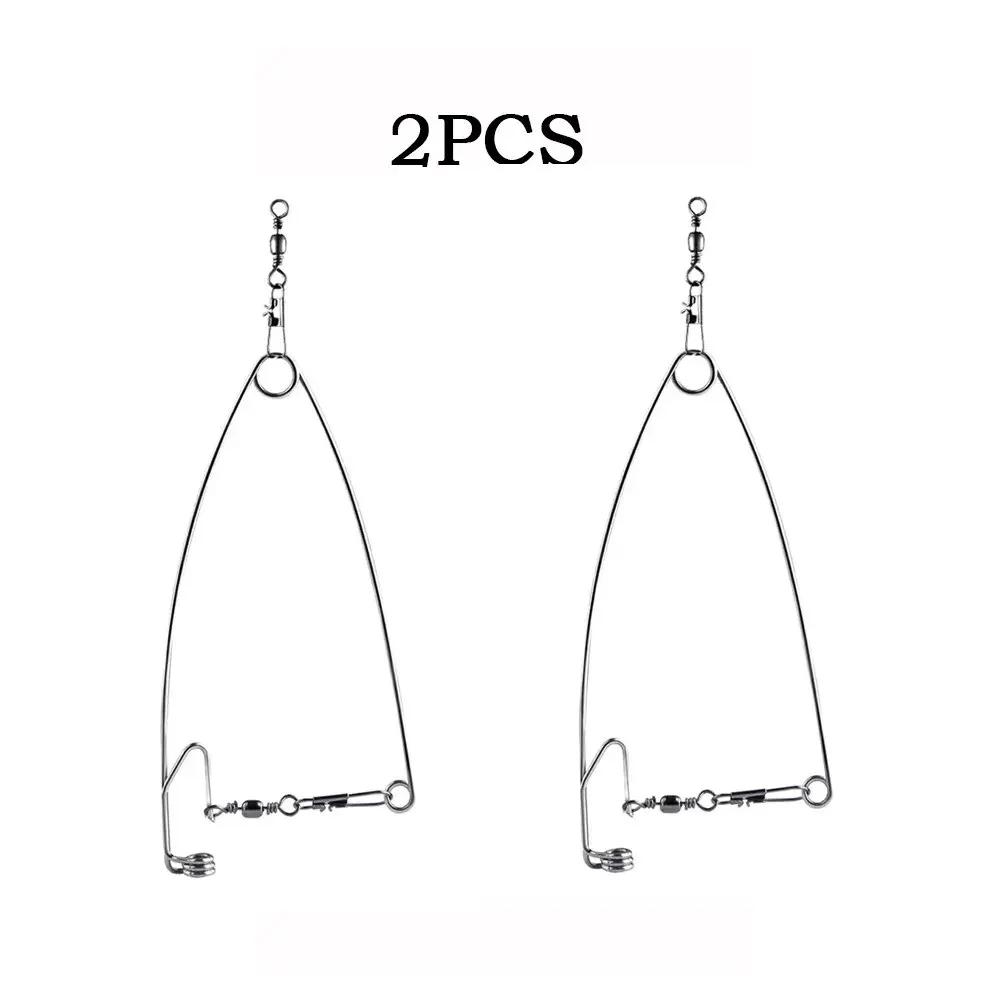 2PCS God Hook Automatic Fishing Device - Trigger Spring Hook Setter for Freshwater and Saltwater Fishing - Effortlessly Set Hook