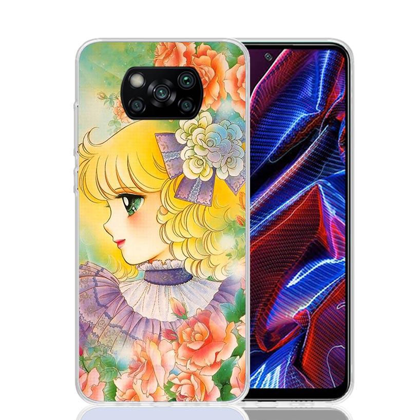 Anime Candy Phone Case For Xiaomi Poco F7 Ultra X7 X6 Pro X5 Redmi 15 15C 13 13C 12 12C 10 10A 10C 9 9A 9C 9T Shell Poco X7 X6 X