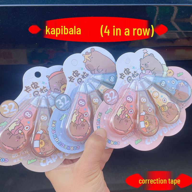 Dango Family Stationery: Japanese Creature Correction and Eraser Tape.