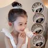 Crown Headdress Children's Summer Ball Head Artifact Twist Clip Girls Hair Accessories Ponytail Buckle Baby Hairpin