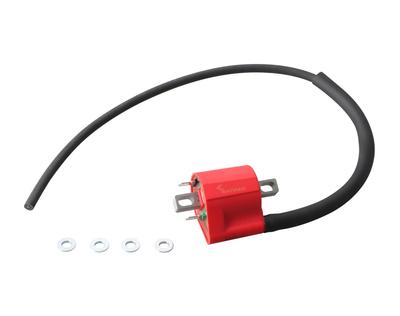 KITACO Ignition Coil for TCI Ignition Vehicles (Red) CT125 Hunter Cub (JA55/JA65), Monkey 125 (JB02/JB03/JB05), Dax 125 (JB04/JB06), Etc. 754-9010020