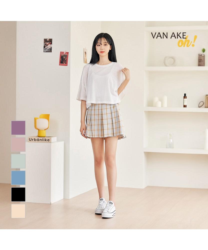 VANAKE Lin'S Check Mini Skirt_Ob15Skme04Z