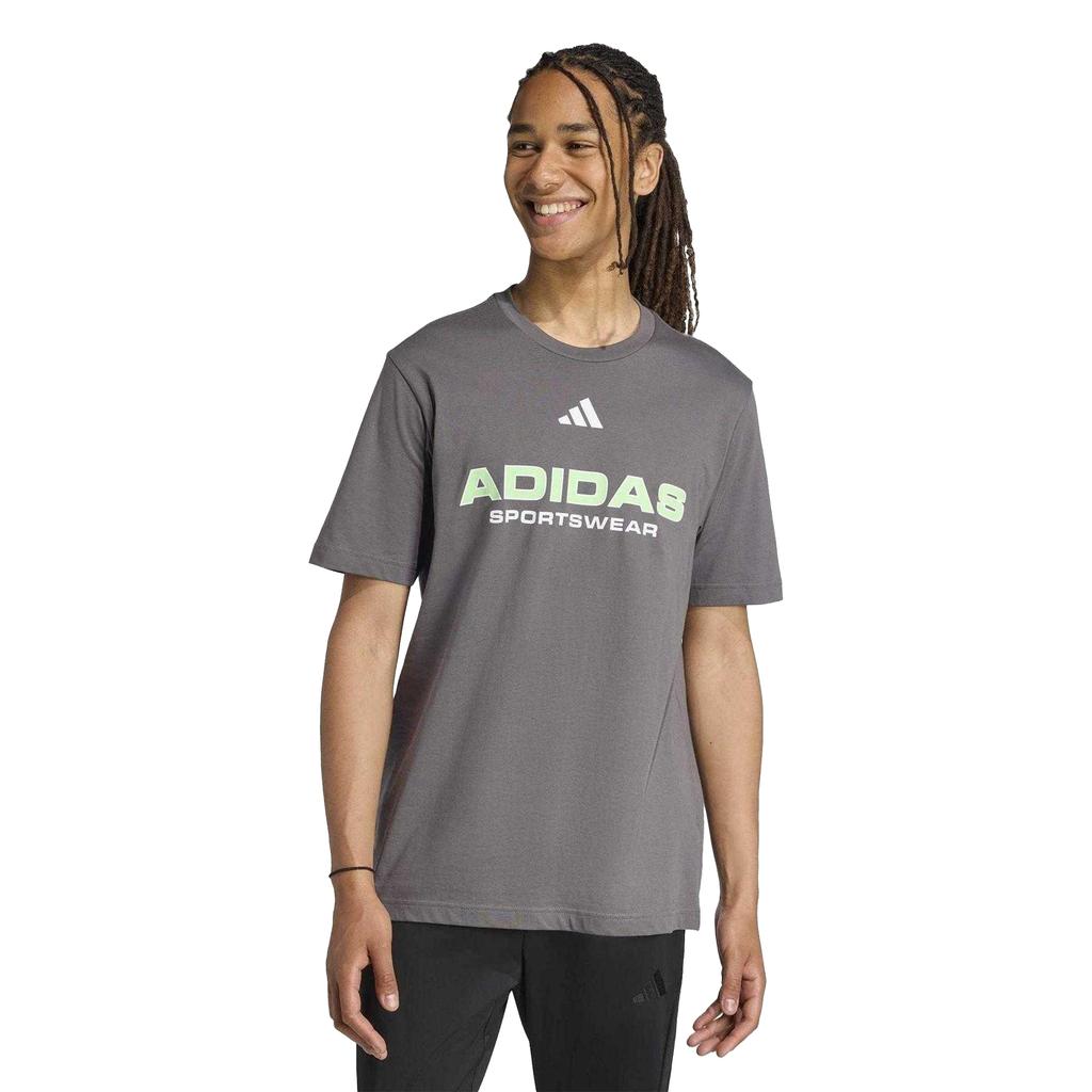 Adidas Mens Logo Cotton T-Shirt