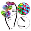 Glitter Heart Headdress Colorful Sequins Headband Creative Theme Party Headp