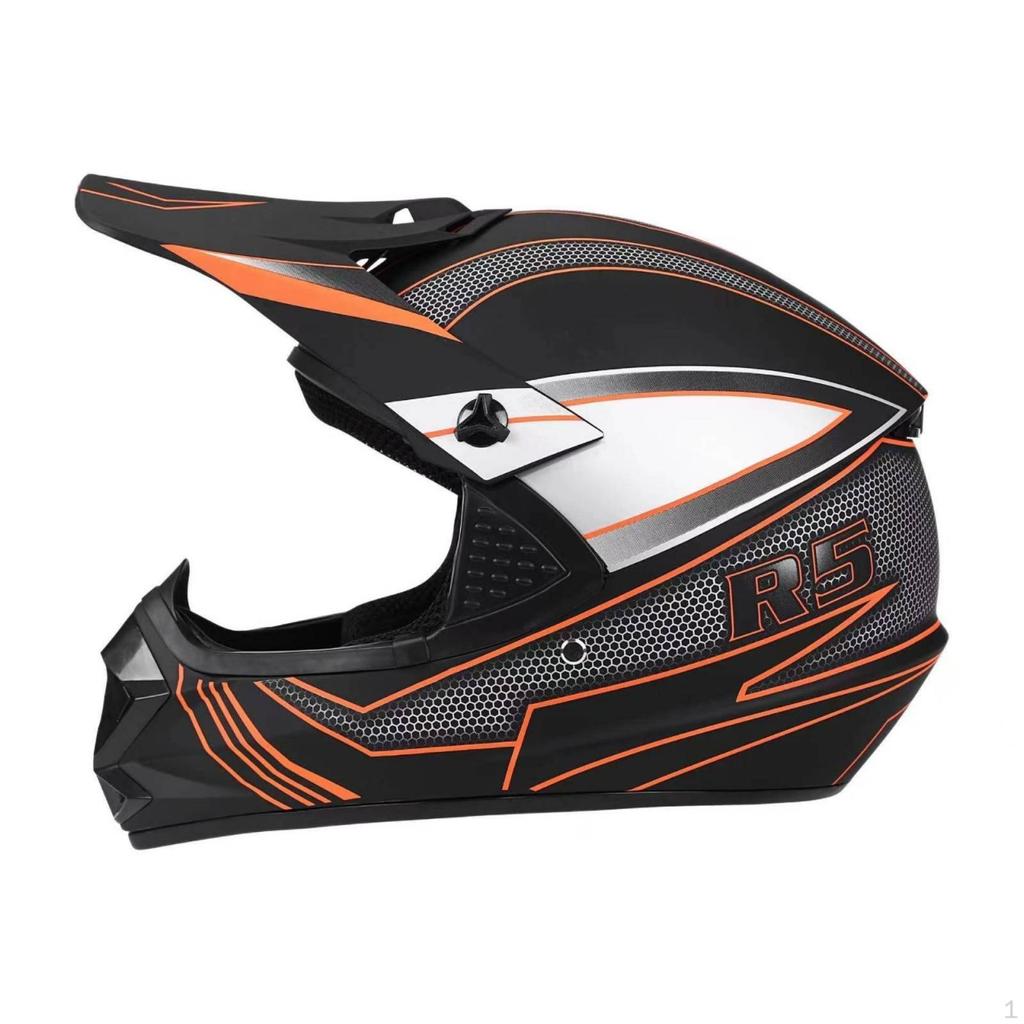Motocross Helmet Aerodynamic FullCoverage for Motorcyclists, Riders, Downhill