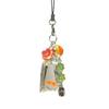 Charming Koi Fish Phone Dangle Eye Catching Koi Fish Phone Chain with Acrylic Beads Stylish Phone Strap Lanyard