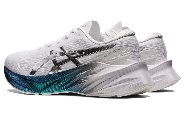 Asics Novablast 3 Platinum 'White Metallic Blue' Women's 1012B290-100