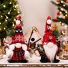 Christmas Crutches American Faceless Doll Knitted Curved Hat Dwarf Standing Doll Ornament