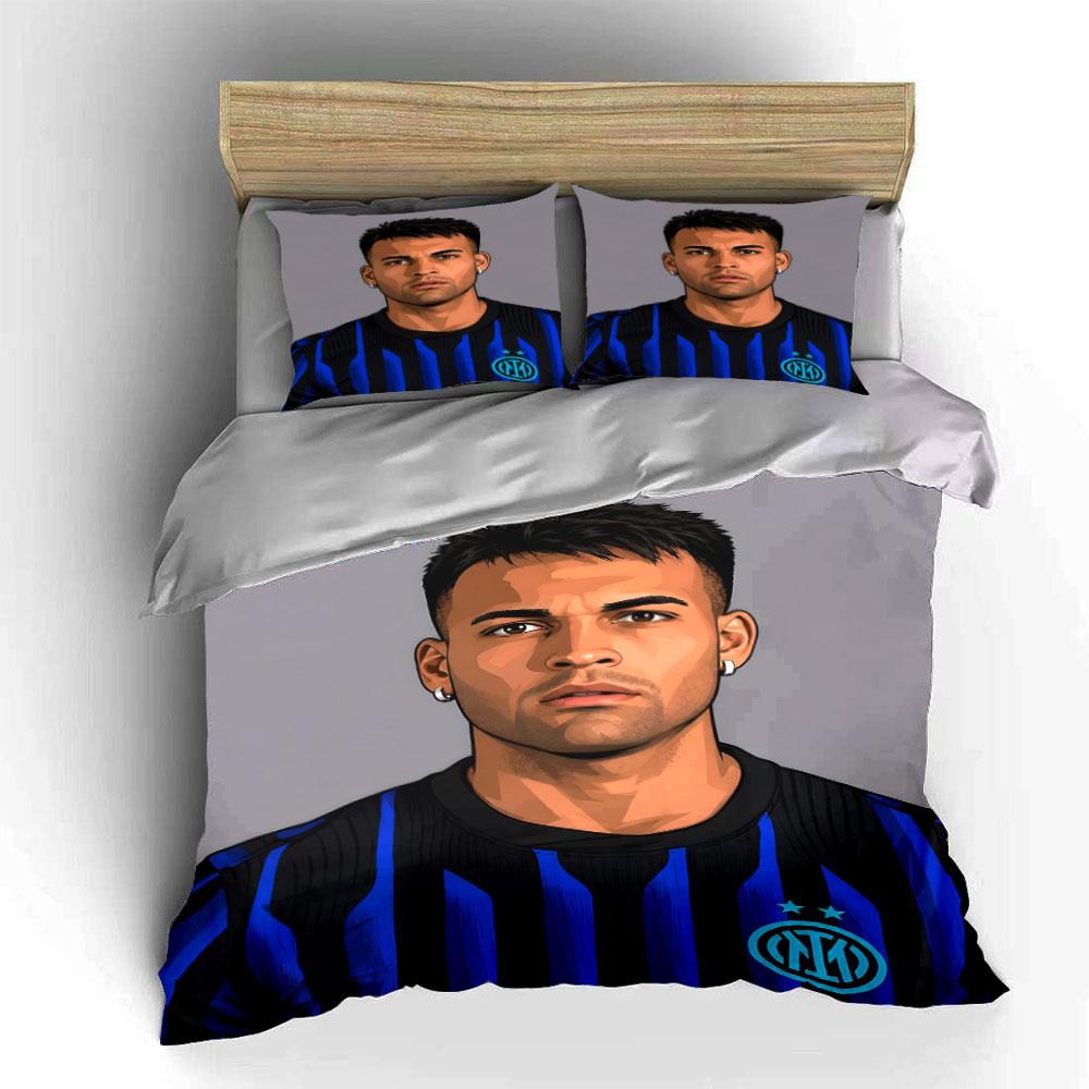 Portraits, Inter Milan logo. Bedding sets Duvet cover sets Duvet covers Pillowcases(1*Duvet Cover 2*Pillowcases without duvet insert)