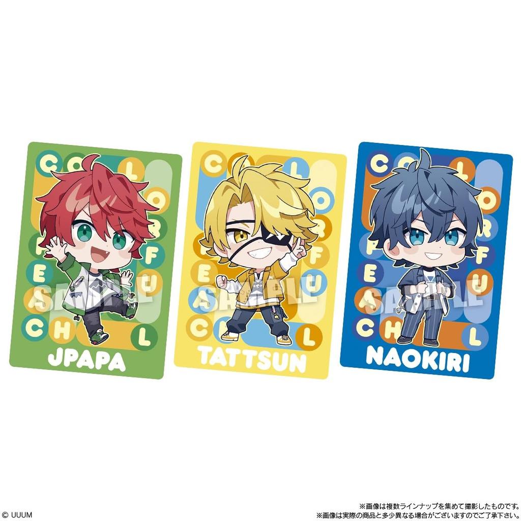 Colorful Peach Wafers box 2, 20-piece (Candy Toy)