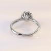 925 Sterling Silver Simple Style Simulated Diamond Ring for Women Cross Border Minimalist Fashion Index Finger Engagement Ring