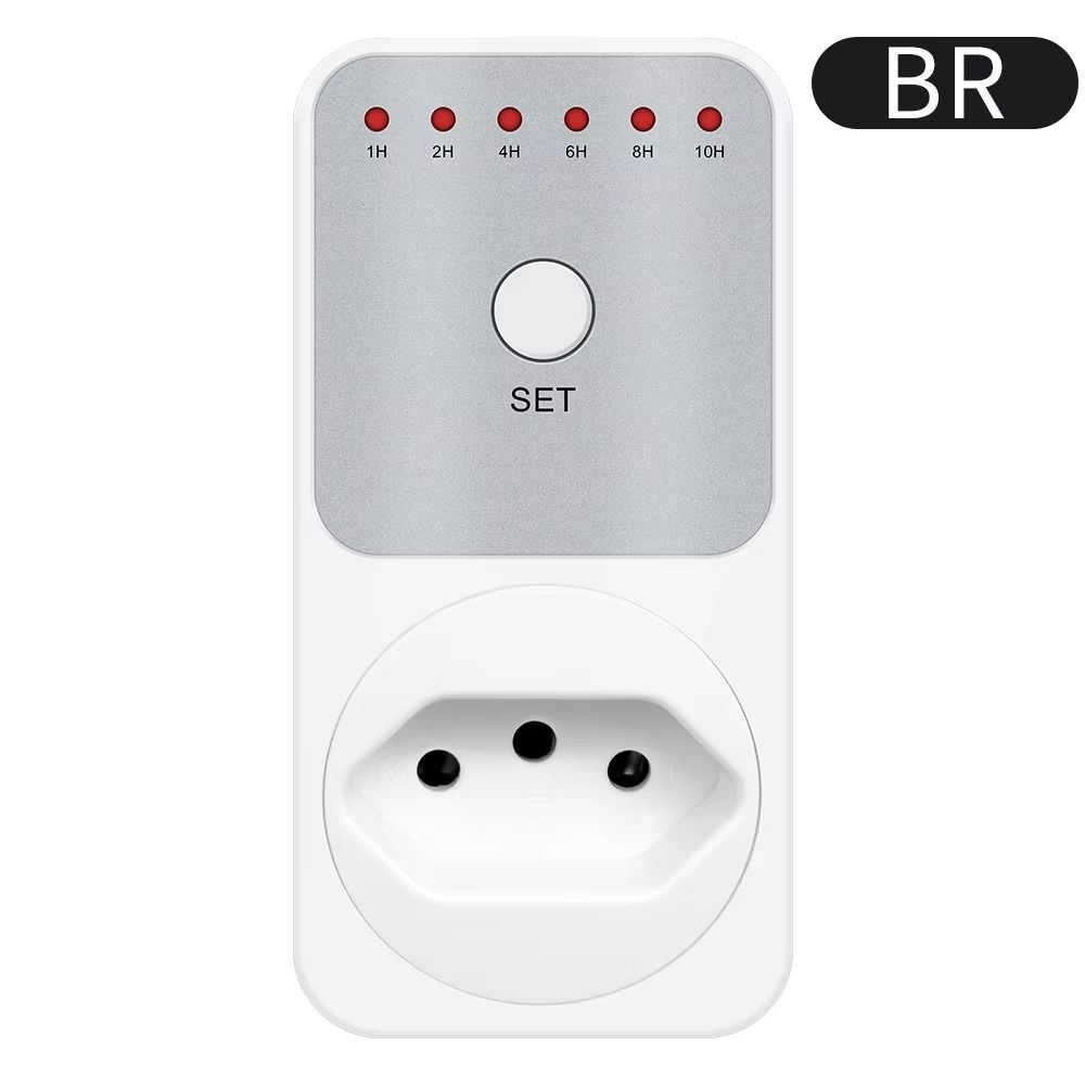 Countdown Time Electronic Wattmeter Plug-in Convenient 10Hr Timer Switch Socket Fast Connection Setting Switch Timer Household