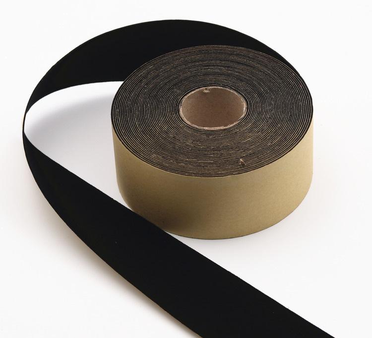 Samoprzylepna taśma welurowa o grubości 0,8 mm, Extra mocne welurowe paski do uszczelniania samochodowego, Oklejania krawędzi ram obrazów i Wykończeń DIY 5cm*10m czarny