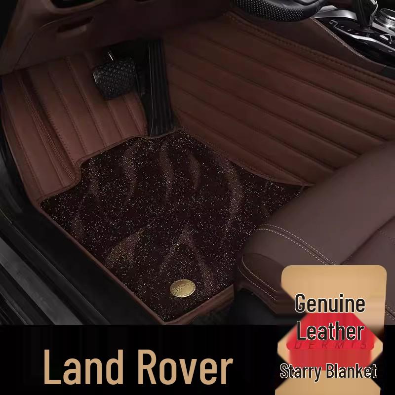 Land Rover Floor Mats for Range Rover, Defender, Velar, Discovery, Evoque, and Discovery Sport 2 - Special Flocking Carpet.