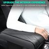 Mandark Car Center Console Cover, Soft Leather Memory Foam Automotive Armrest Seat Box Cushion Pad, Waterproof Comforable Vehicle Arm Rest Mat