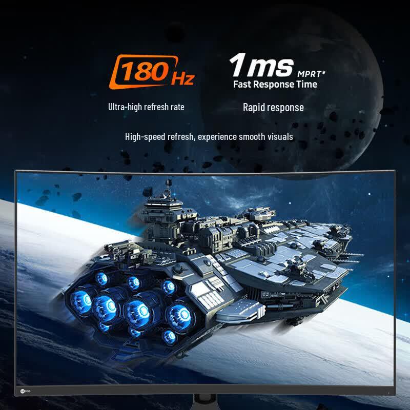 Lecoo Lenovo 31.5-inch 180Hz Curved Gaming Monitor CN plug (adapter included)